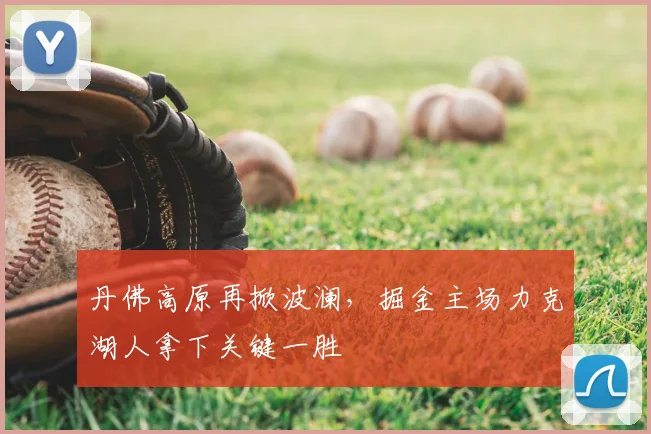 丹佛高原再掀波澜，掘金主场力克湖人拿下关键一胜